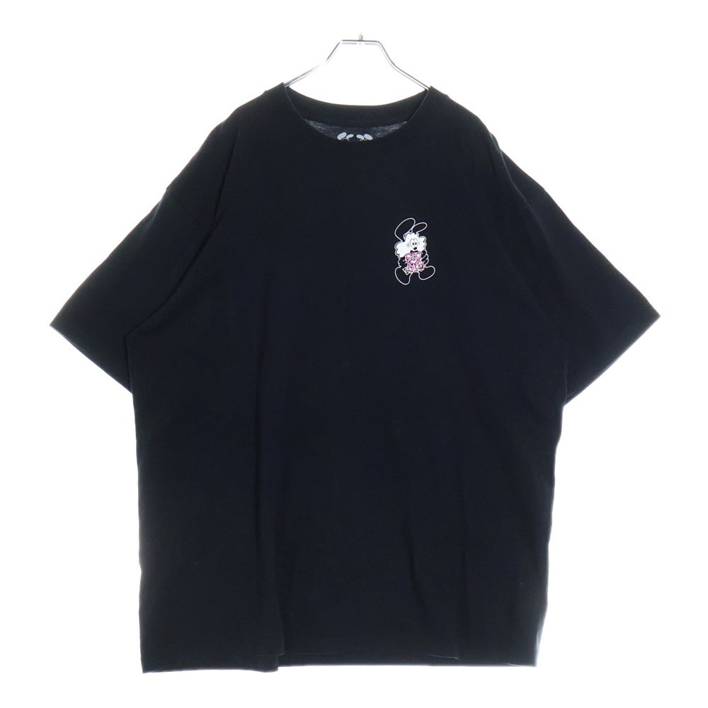 VERDY(ベルディ) ×G-DRAGON UBERMENSCH FAM VICK T-SHIRT ジードラゴン ウーバーメンシュ ファム ヴィック プリント クルーネック 半袖Tシャツ カットソー ブラック