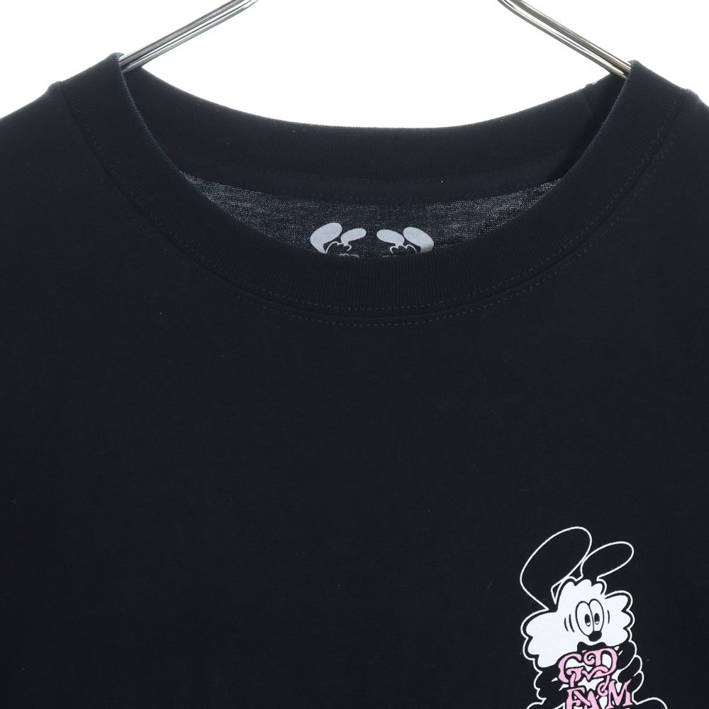 VERDY(ベルディ) ×G-DRAGON UBERMENSCH FAM VICK T-SHIRT ジードラゴン ウーバーメンシュ ファム ヴィック プリント クルーネック 半袖Tシャツ カットソー ブラック