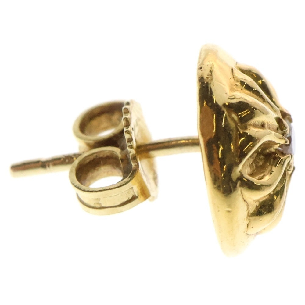 CHROME HEARTS(クロムハーツ) 22K STD CRSBL 1DIA クロスボール スタッドピアス 1ダイヤ ゴールド BCA023