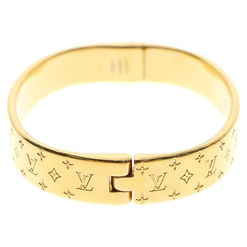 LOUIS VUITTON(ルイヴィトン) モノグラム カフナノグラム ブレスレット バングル ゴールド M00251 LE0222