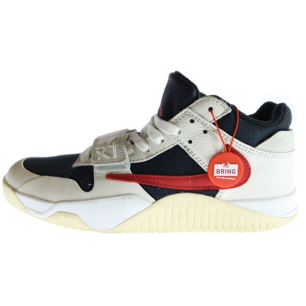 NIKE(ナイキ) トラヴィススコット ジョーダンジャンプマンジャック ローカットスニーカー ホワイト/ブラック/レッド US8.5/26.5cm FZ8117-101