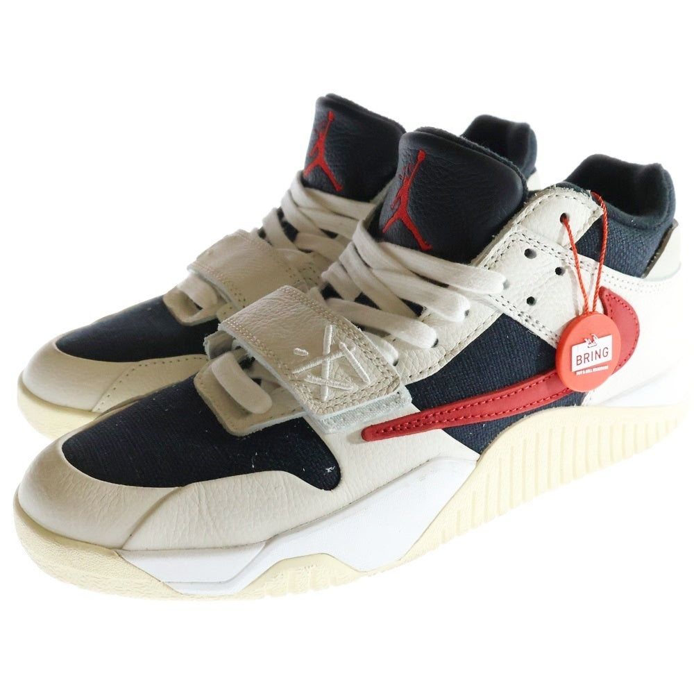 NIKE(ナイキ) トラヴィススコット ジョーダンジャンプマンジャック ローカットスニーカー ホワイト/ブラック/レッド US8.5/26.5cm FZ8117-101