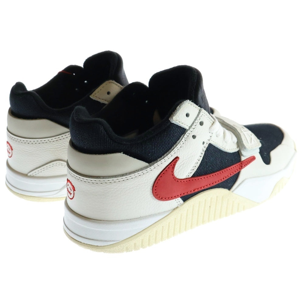 NIKE(ナイキ) トラヴィススコット ジョーダンジャンプマンジャック ローカットスニーカー ホワイト/ブラック/レッド US8.5/26.5cm FZ8117-101