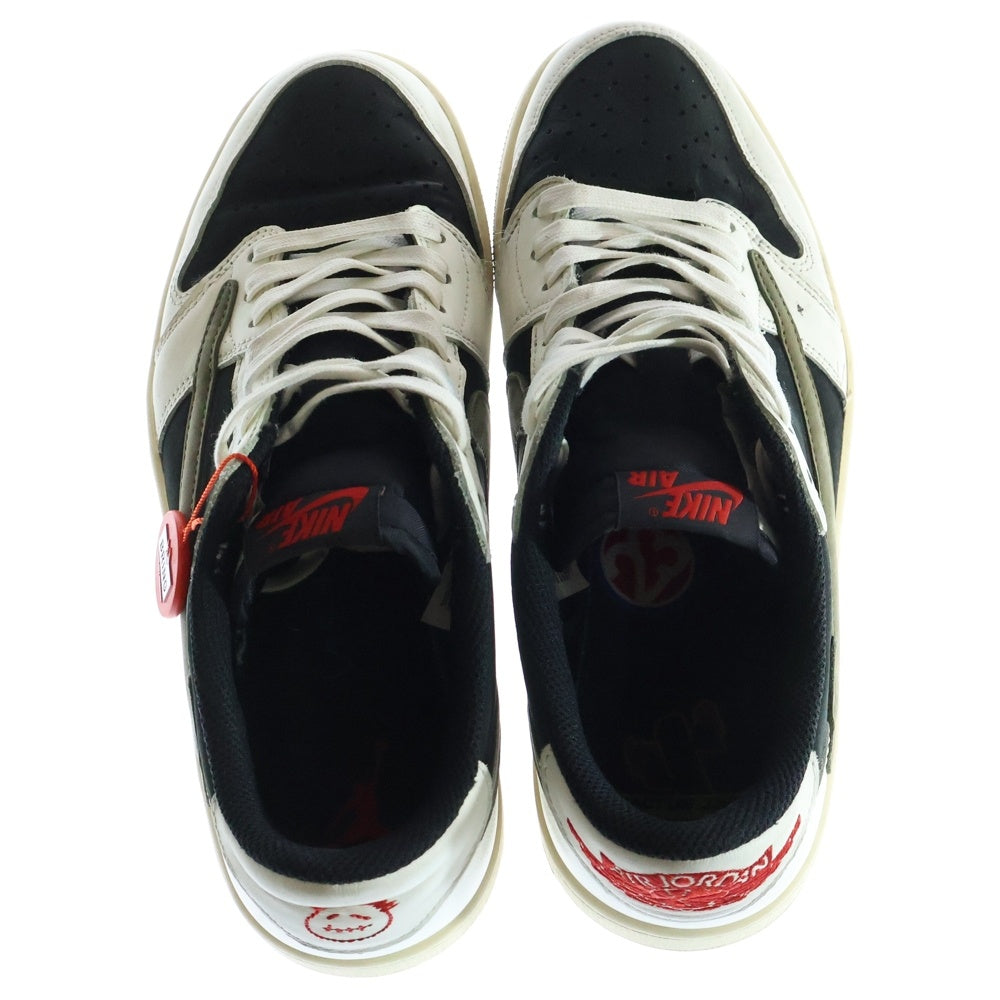 NIKE(ナイキ) ×Travis Scott WMNS AIR JORDAN 1 LOW OG Medium Olive DZ4137-106 ウィメンズ エアジョーダン1 ミディアムオリーブ ローカットスニーカー US9.5/26.5m