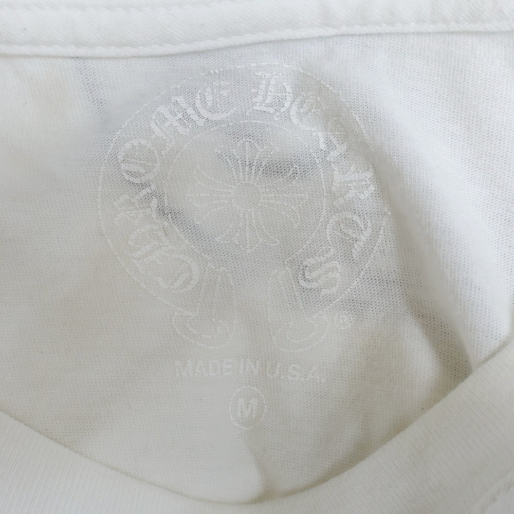 CHROME HEARTS(クロムハーツ) CH LS 1 マルチカラー ホースシュープリント 長袖Tシャツ カットソー Tシャツ ホワイト