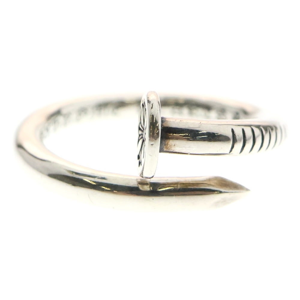 CHROME HEARTS(クロムハーツ) NAIL FLAT ネイル フラット リング シルバー BCA350
