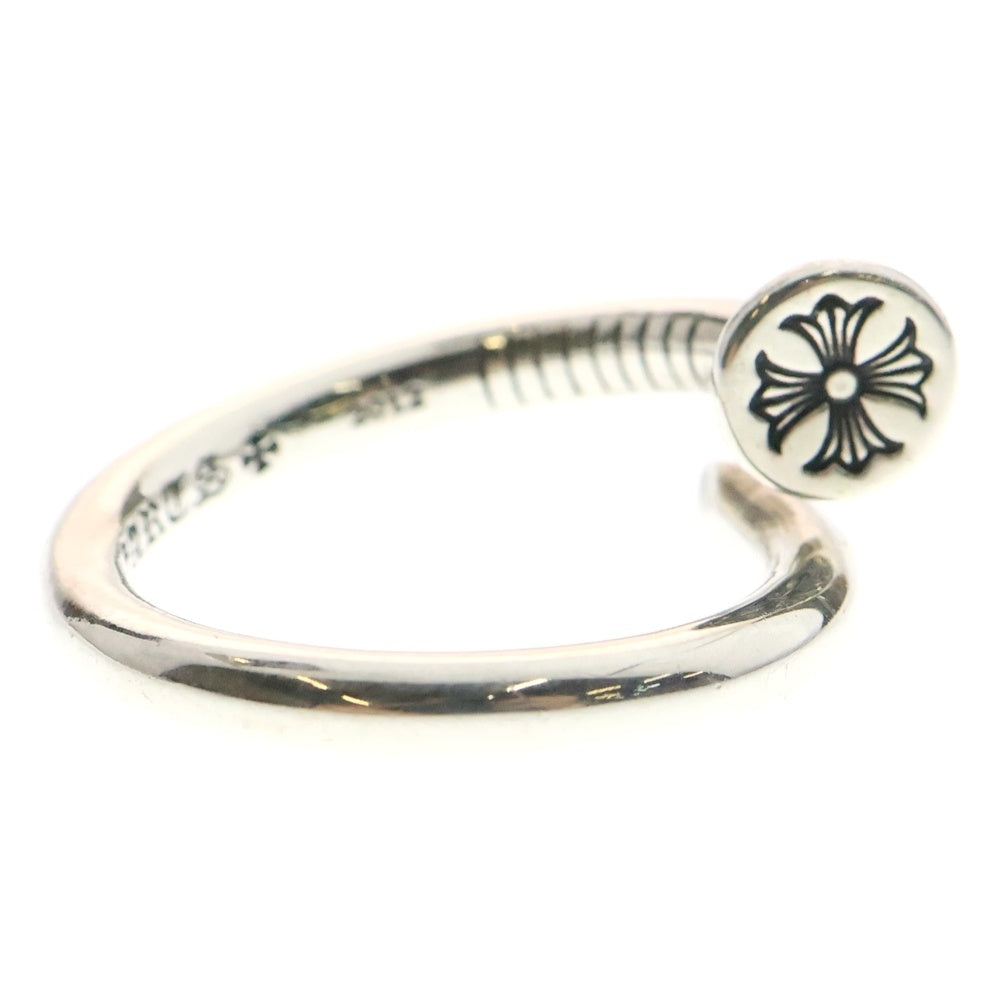 CHROME HEARTS(クロムハーツ) NAIL FLAT ネイル フラット リング シルバー BCA350