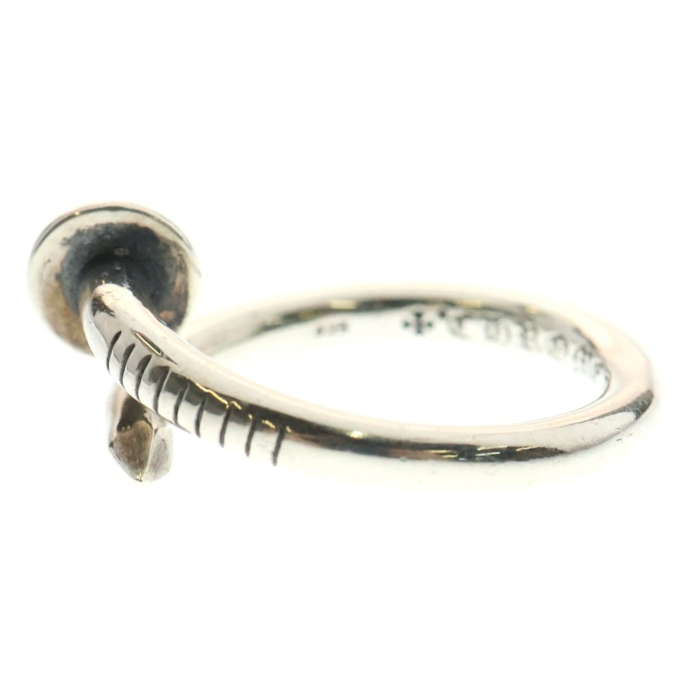 CHROME HEARTS(クロムハーツ) NAIL FLAT ネイル フラット リング シルバー BCA350