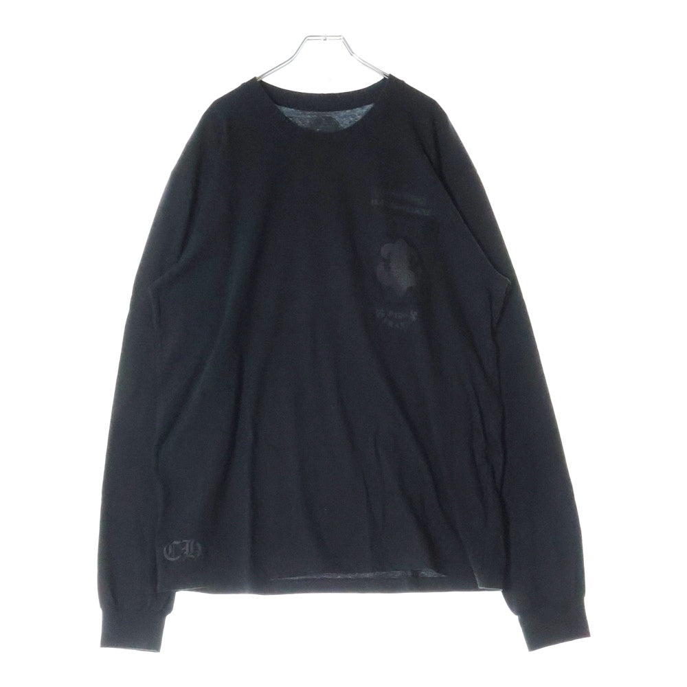CHROME HEARTS(クロムハーツ) 18 AV. MONTAIGE LONG SLEEVE TEE パリス 18 アベニューモンタージュ ロングスリーブTシャツカットソー ブラック