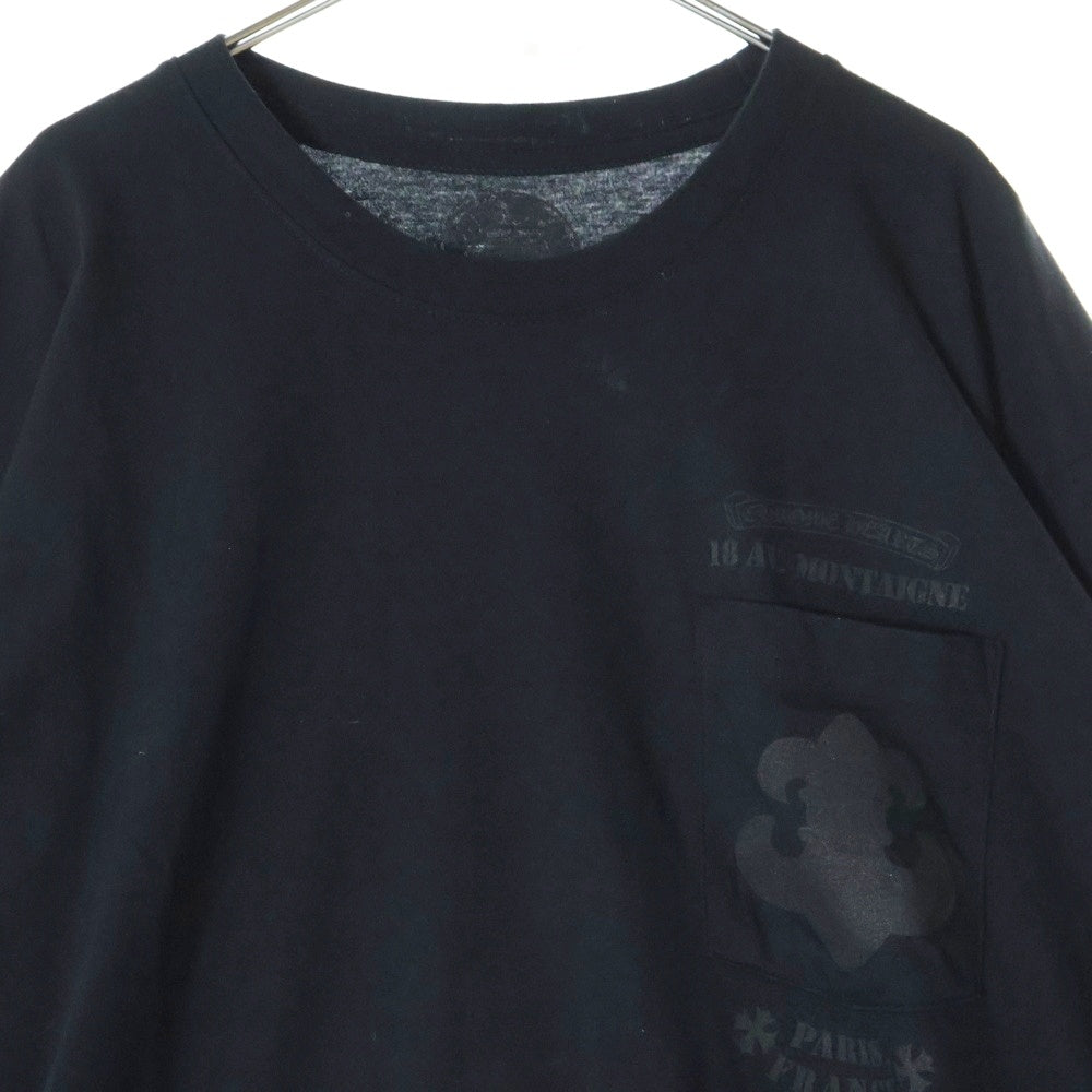 CHROME HEARTS(クロムハーツ) 18 AV. MONTAIGE LONG SLEEVE TEE パリス 18 アベニューモンタージュ ロングスリーブTシャツカットソー ブラック