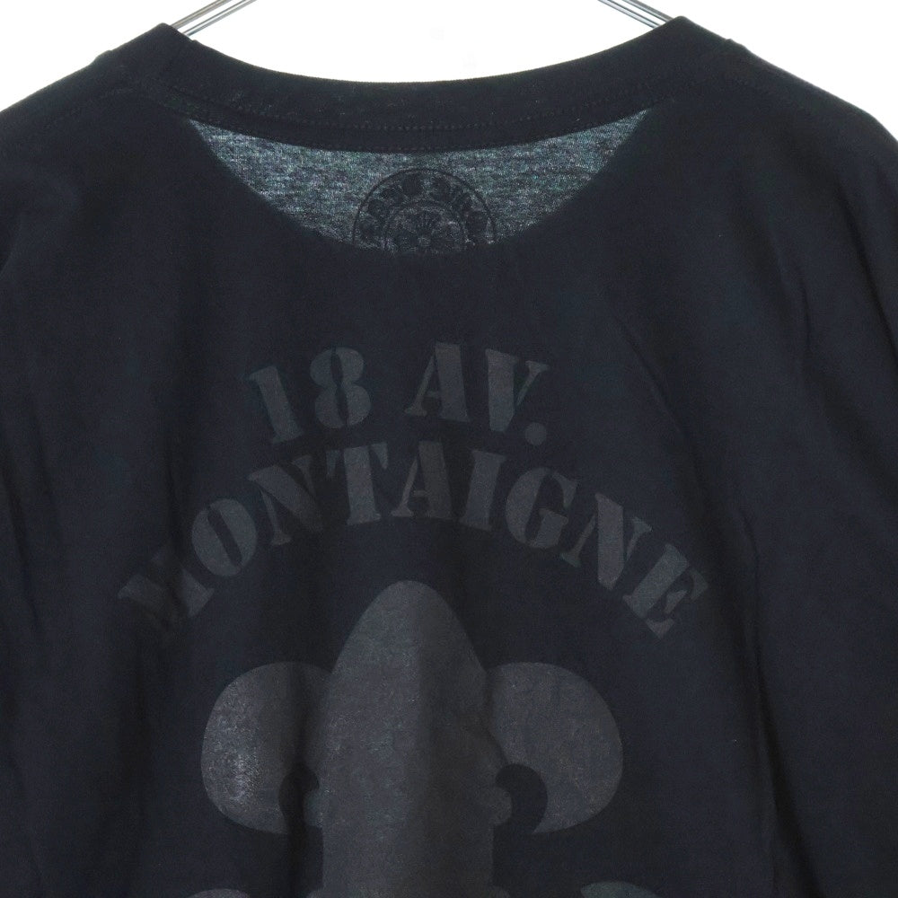 CHROME HEARTS(クロムハーツ) 18 AV. MONTAIGE LONG SLEEVE TEE パリス 18 アベニューモンタージュ ロングスリーブTシャツカットソー ブラック