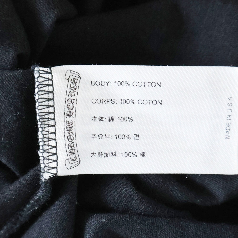 CHROME HEARTS(クロムハーツ) 18 AV. MONTAIGE LONG SLEEVE TEE パリス 18 アベニューモンタージュ ロングスリーブTシャツカットソー ブラック