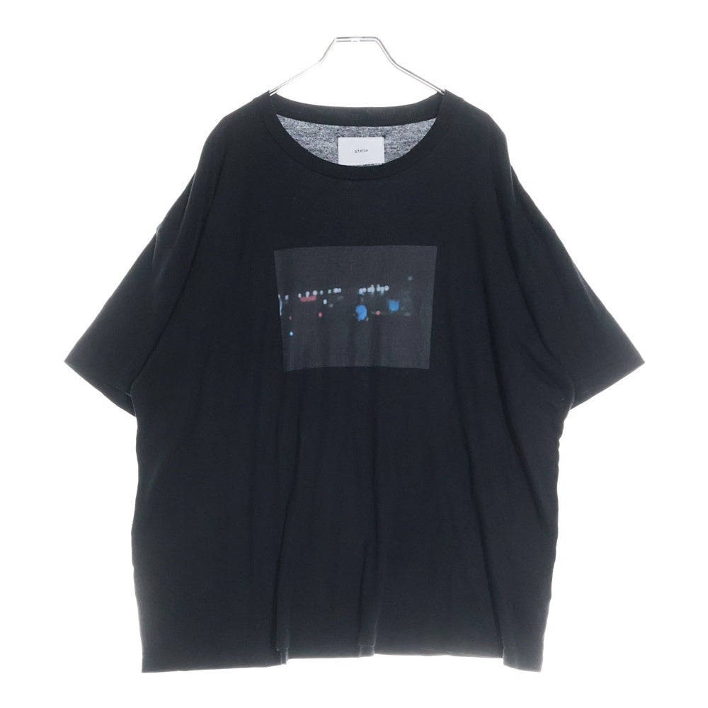 Stein(シュタイン) 22SS PRINT TEE プリントTシャツ 半袖クルーネックカットソー ST.390-1 ブラック