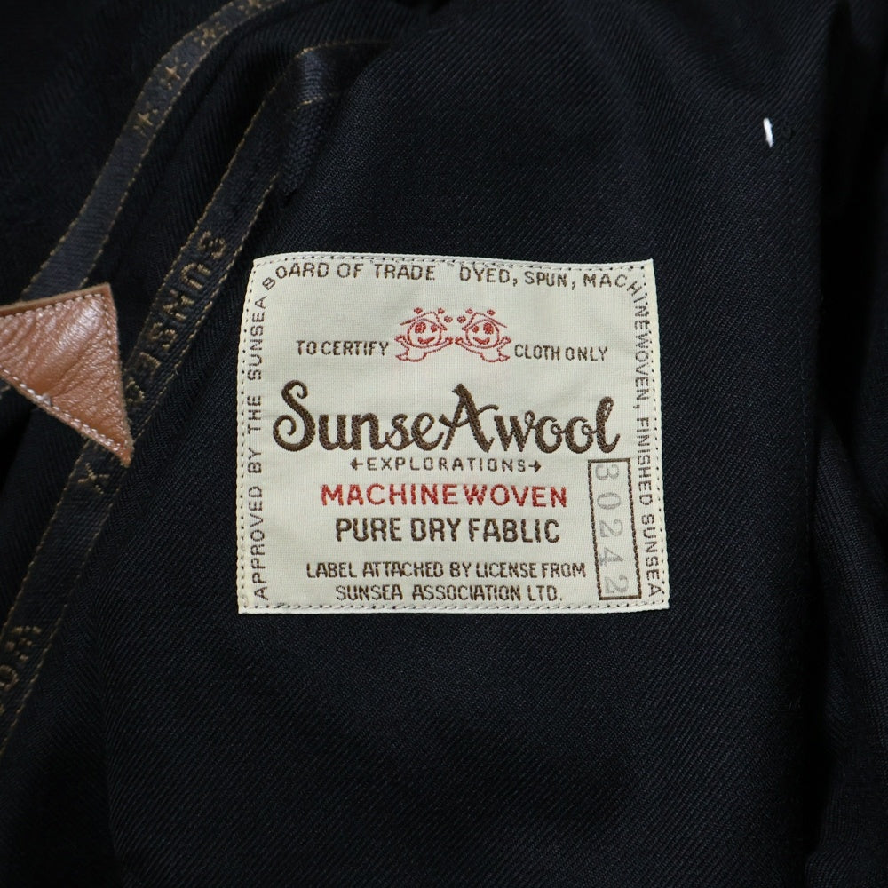 SUNSEA(サンシー) 30TH N.M THICHENED w/耳 30周年記念 テーラードジャケット SUNSEA3033 ブラック