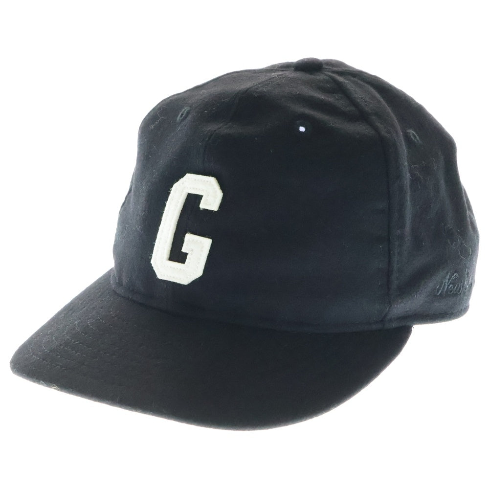 FEAR OF GOD ESSENTIALS(フィアオブゴッド エッセンシャルズ) ×NEW ERA SEVENTH COLLECTION Gロゴ ワッペン ウール ベースボール キャップ ブラック