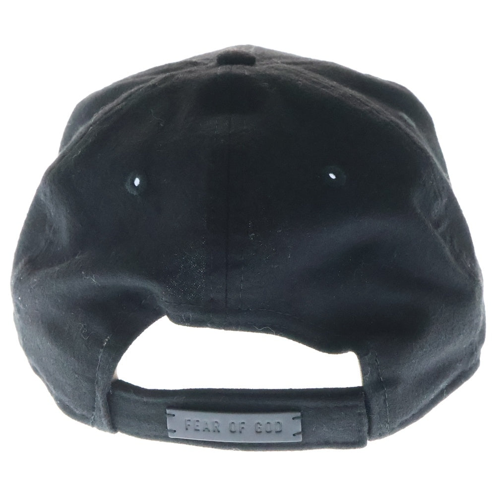FEAR OF GOD ESSENTIALS(フィアオブゴッド エッセンシャルズ) ×NEW ERA SEVENTH COLLECTION Gロゴ ワッペン ウール ベースボール キャップ ブラック