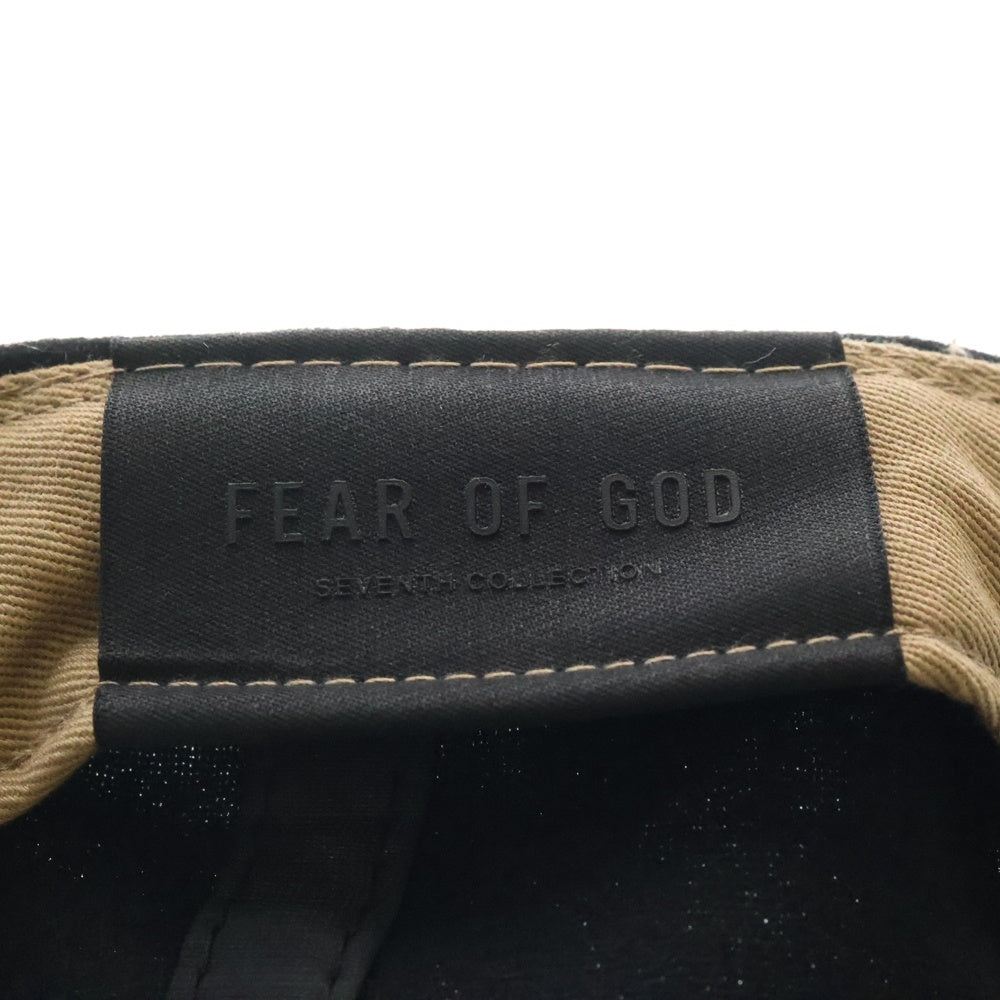 FEAR OF GOD ESSENTIALS(フィアオブゴッド エッセンシャルズ) ×NEW ERA SEVENTH COLLECTION Gロゴ ワッペン ウール ベースボール キャップ ブラック