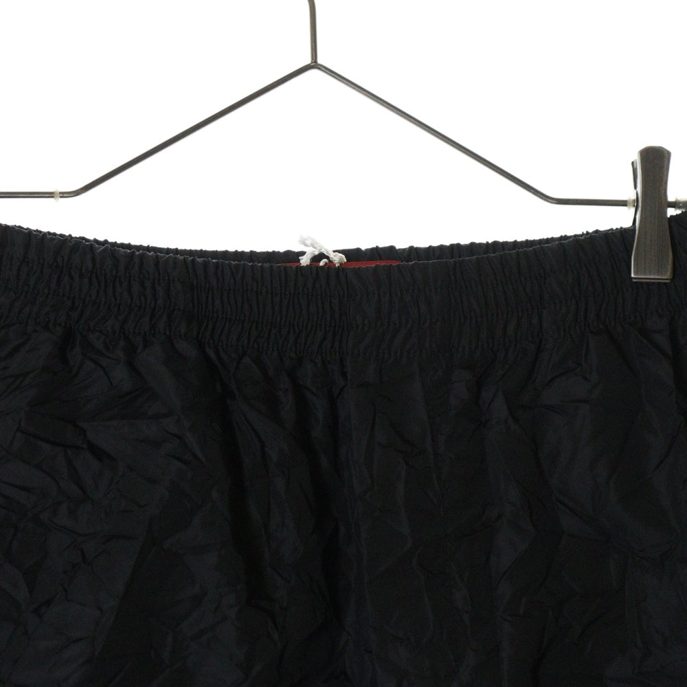 424(フォートゥーフォー) LOGO SHORTS ロゴショーツ ナイロンショートパンツ ブラック