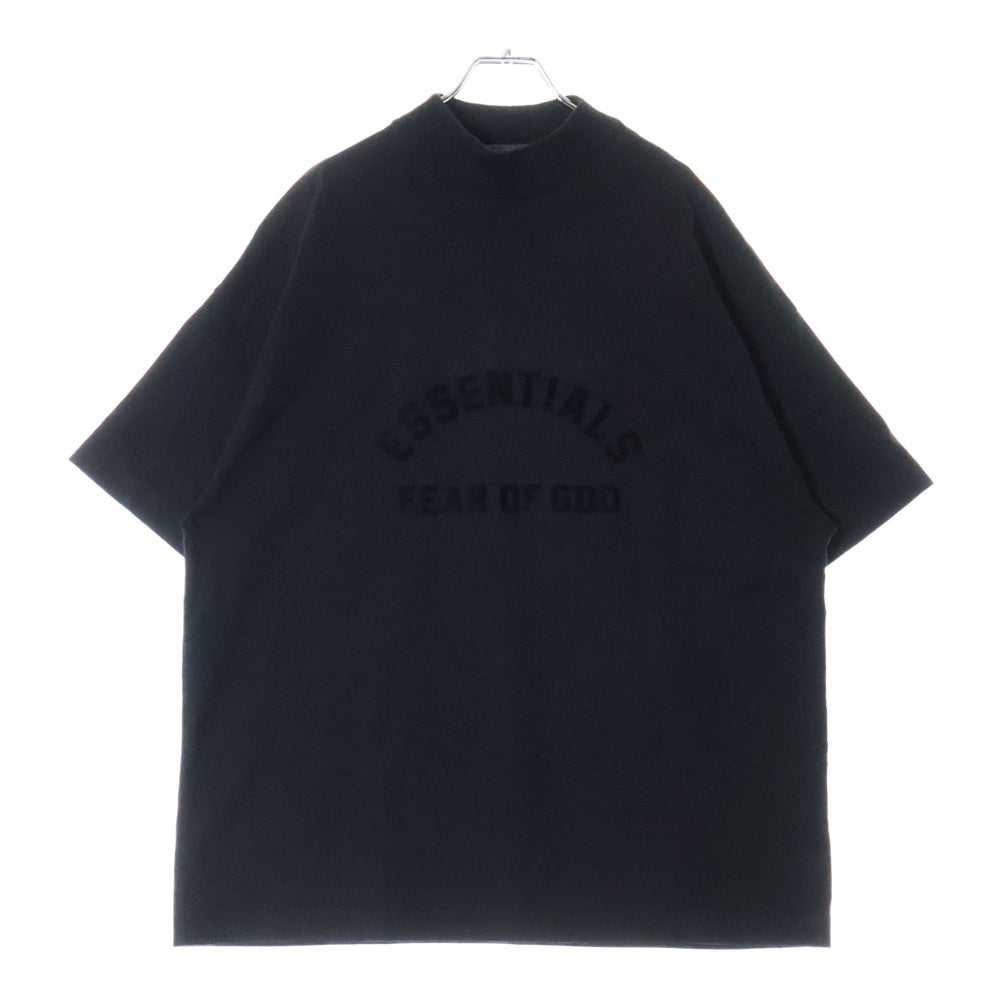 FEAR OF GOD ESSENTIALS(フィアオブゴッド エッセンシャルズ) S/S T-SHIRT ラバーロゴ半袖Tシャツ ブラック