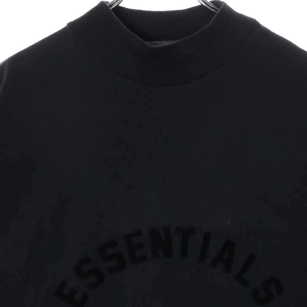 FEAR OF GOD ESSENTIALS(フィアオブゴッド エッセンシャルズ) S/S T-SHIRT ラバーロゴ半袖Tシャツ ブラック