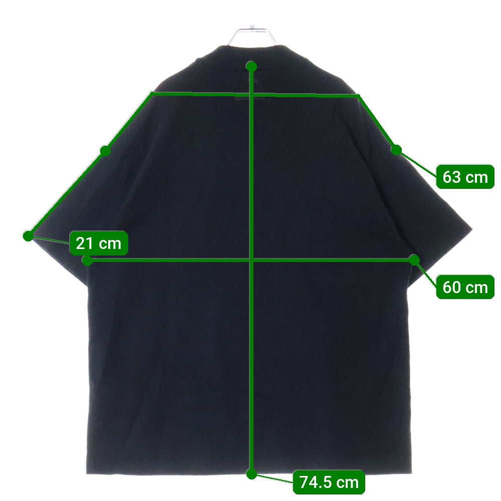 FEAR OF GOD ESSENTIALS(フィアオブゴッド エッセンシャルズ) S/S T-SHIRT ラバーロゴ半袖Tシャツ ブラック