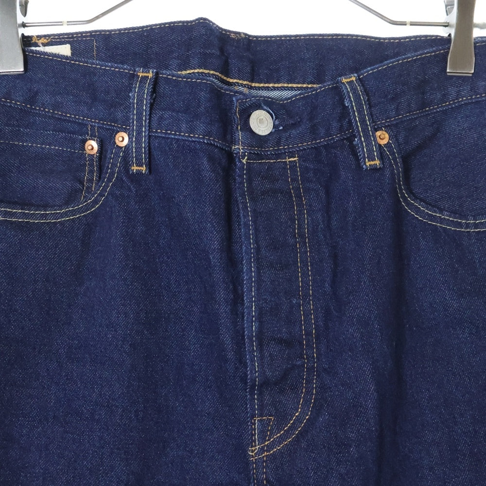 Levi's(リーバイス) 501 ボタンフライ ストレートストレッチデニムパンツ PC9-00501-3683 インディゴ
