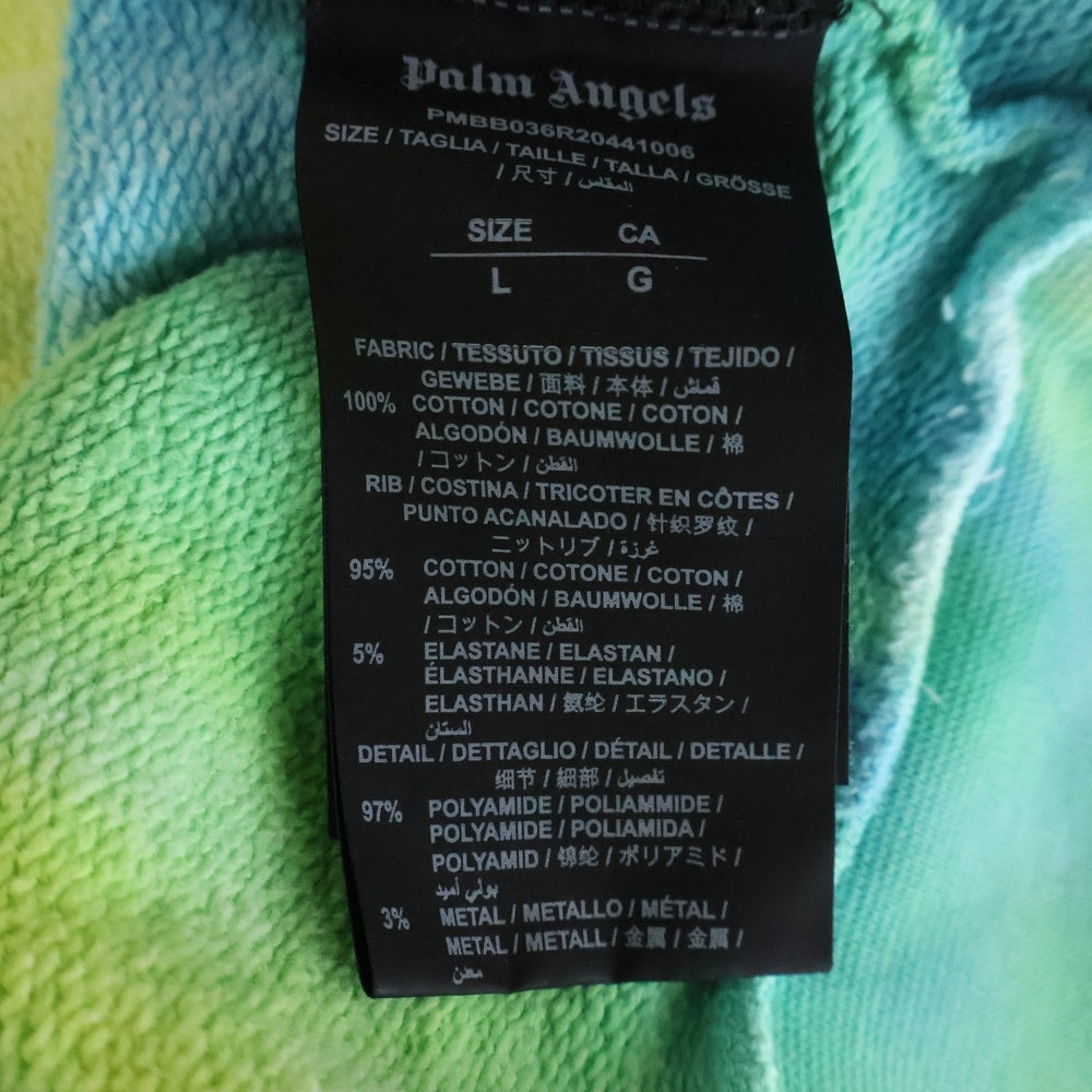 Palm Angels(パームエンジェルス) TIE DYE NEW BASIC HOODY タイダイ ニューベーシック プルオーバーパーカー PMBB036R20441006 マルチカラー