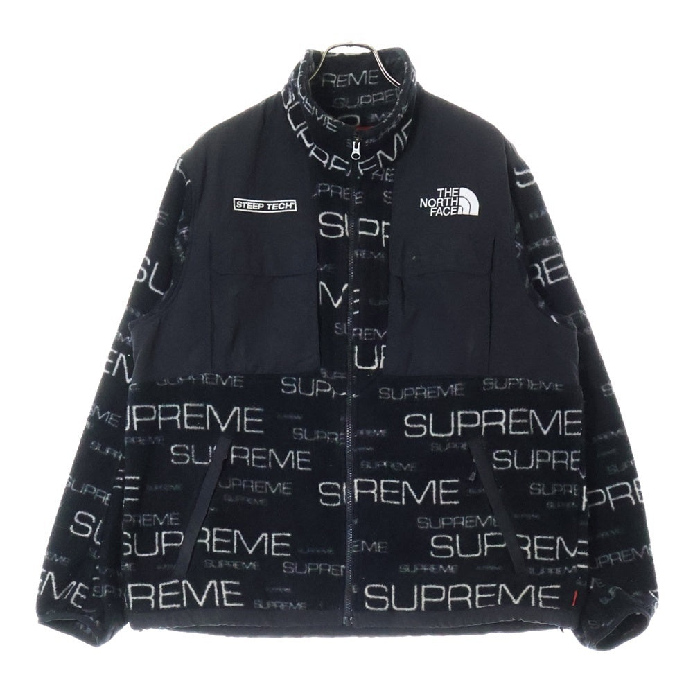SUPREME(シュプリーム) 21AW ×THE NORTH FACE Steep Tech Fleece Jacket ザノース フェイス スティープテック フリースジャケット ブラック NA52101I