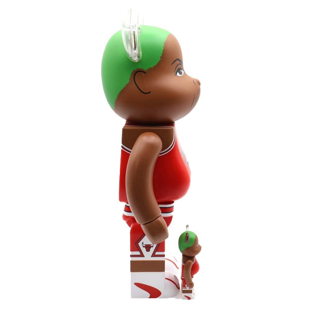 BE@RBRICK(ベアブリック) BE@RBRICK Dennis Rodman Chicago Bulls 100%&400% ベアブリック デニス ロッドマン シカゴ ブルズ 人形 フィギュア ブラウン/レッド