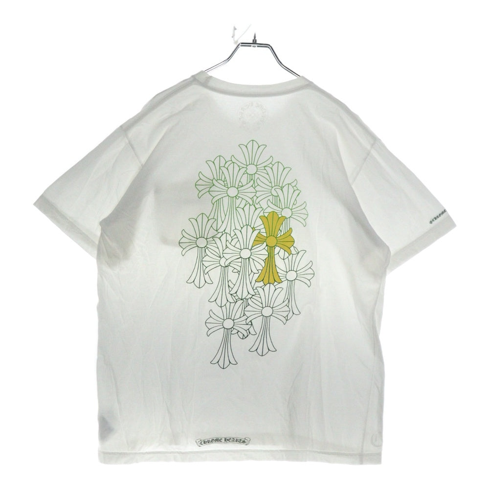CHROME HEARTS(クロムハーツ) BACK CEMETERY CROSS TEE バックセメタリークロス 半袖Tシャツ カットソー ホワイト