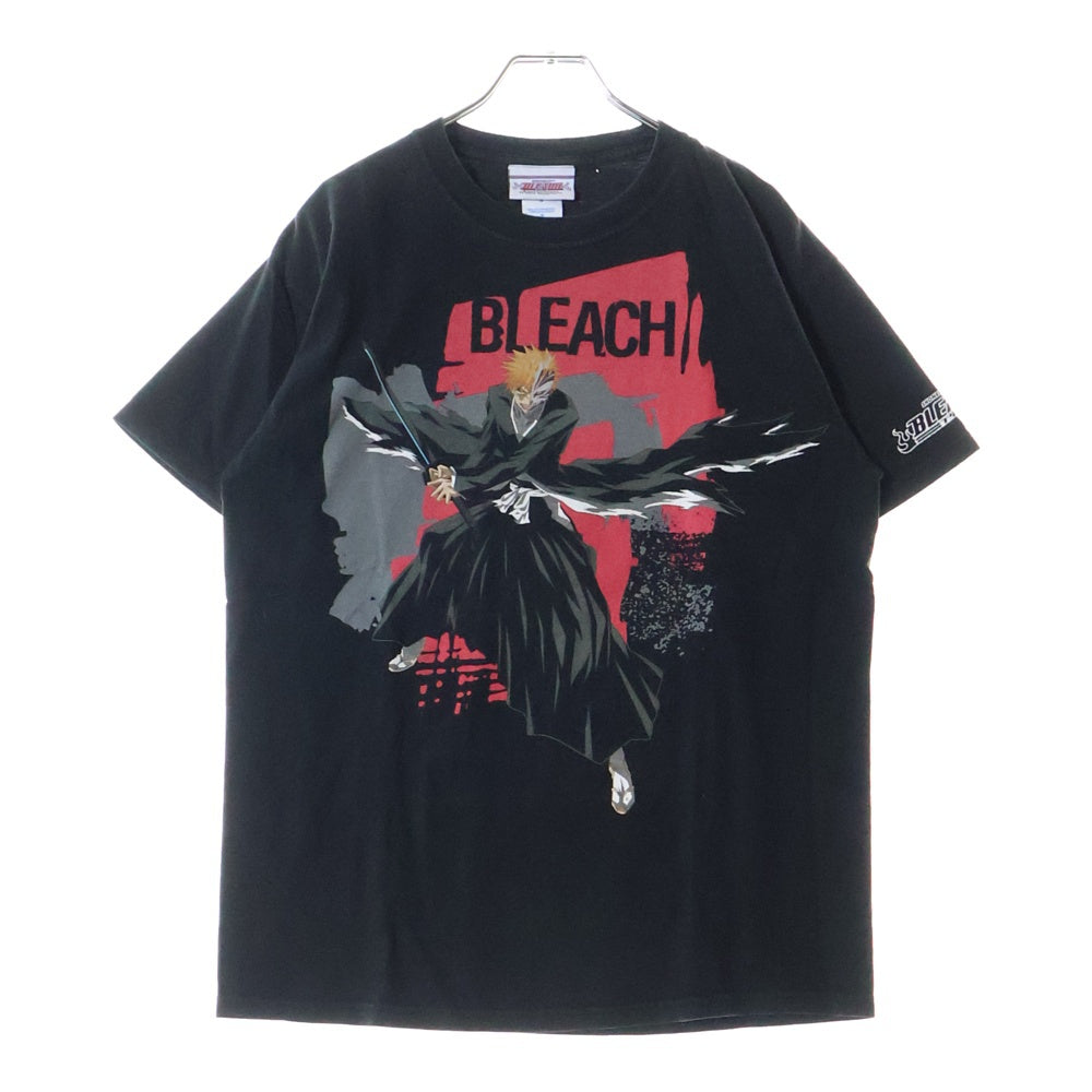 VINTAGE(ヴィンテージ) 00S BLEACH 黒崎一護プリント 半袖Tシャツカットソー ブラック