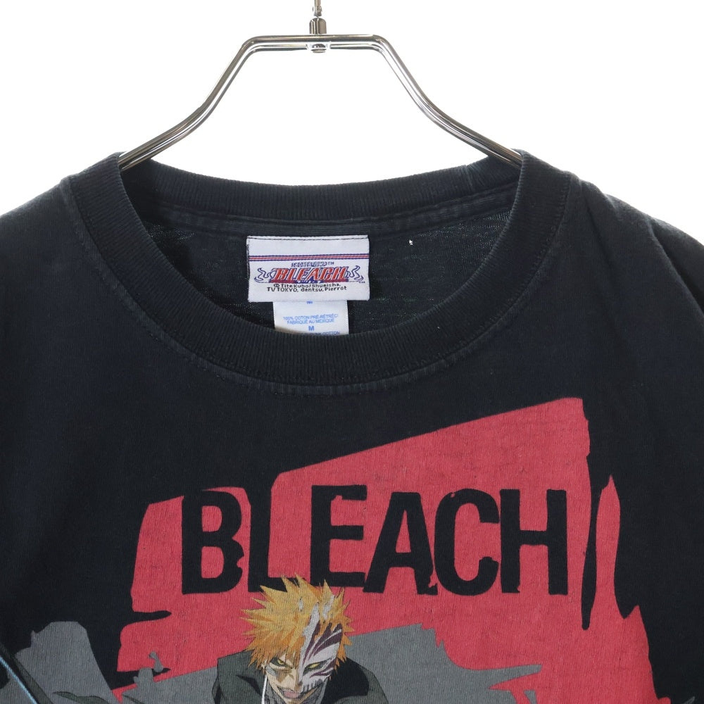 VINTAGE(ヴィンテージ) 00S BLEACH 黒崎一護プリント 半袖Tシャツカットソー ブラック