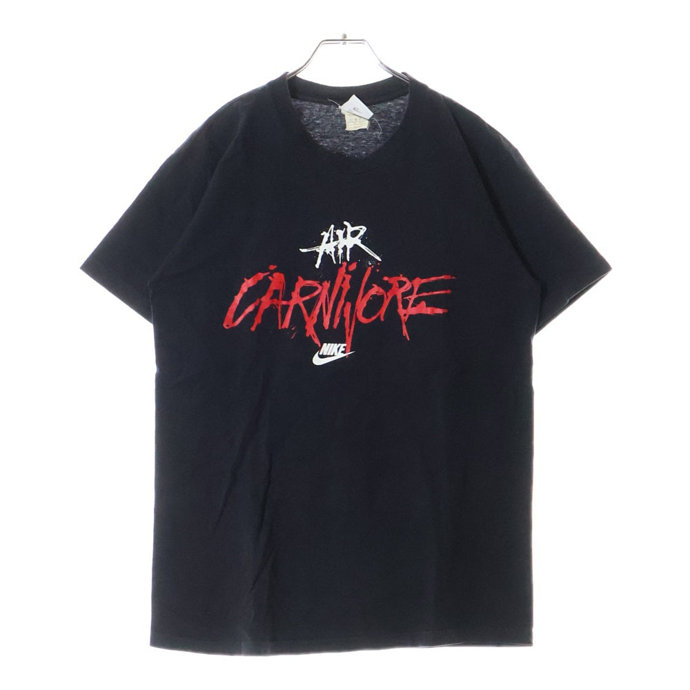 NIKE(ナイキ) 90S 銀タグ フロントバックプリント 半袖Tシャツカットソー ブラック