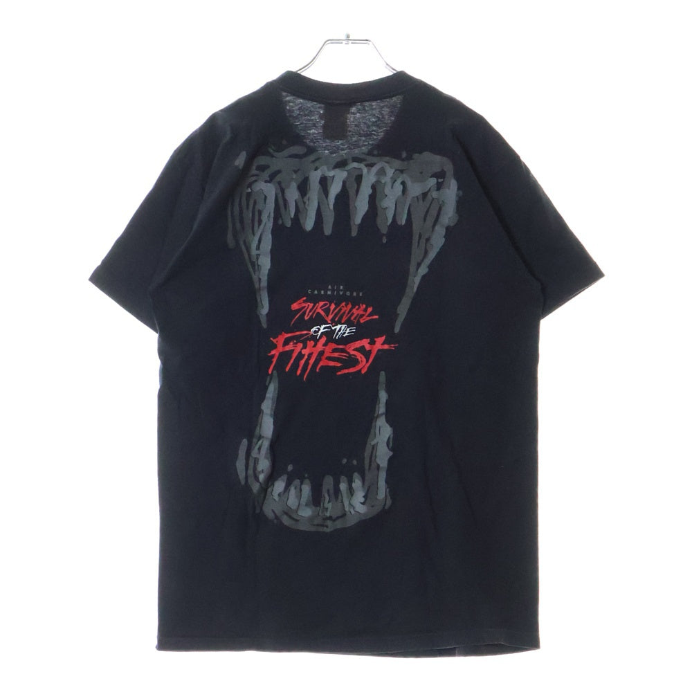 NIKE(ナイキ) 90S 銀タグ フロントバックプリント 半袖Tシャツカットソー ブラック