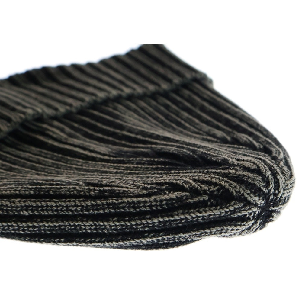 SUPREME(シュプリーム) 21SS Bleached Rib Beanie ロゴ刺繍 ブリーチドリブ ビーニー 帽子 ブラック