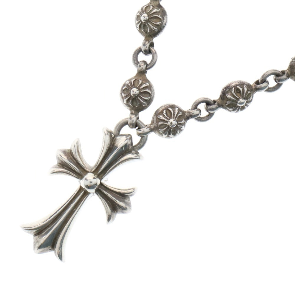 CHROME HEARTS(クロムハーツ) #1 CRSBL CHN SML CH CRS クロスボールチェーン スモールCHクロス ネックレス シルバー BCA193