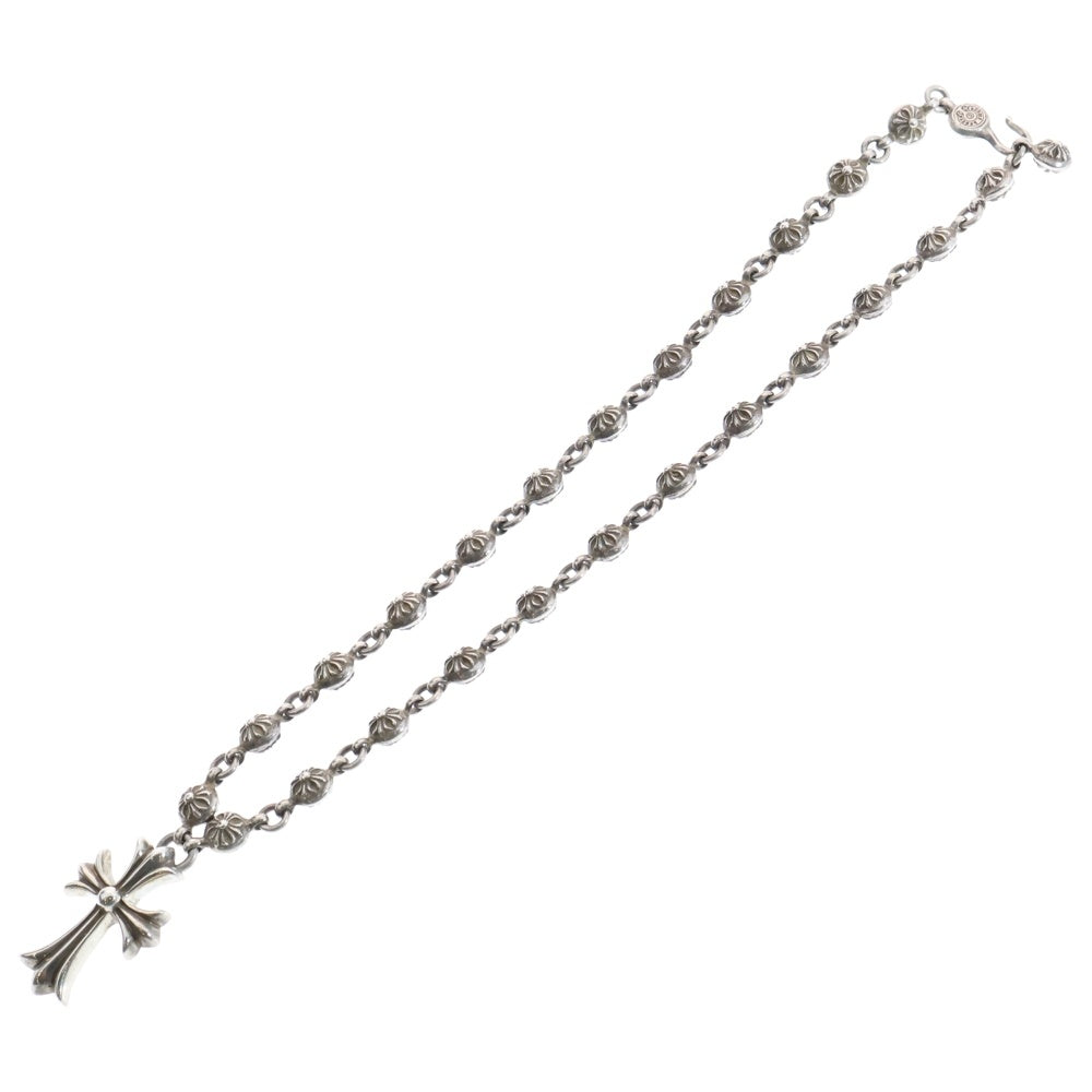 CHROME HEARTS(クロムハーツ) #1 CRSBL CHN SML CH CRS クロスボールチェーン スモールCHクロス ネックレス シルバー BCA193