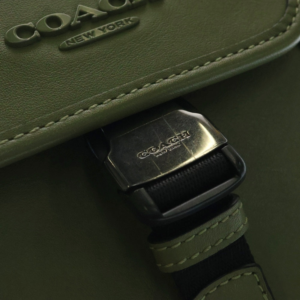 COACH(コーチ) レザー ショルダーバック CT886QBMGR カーキ