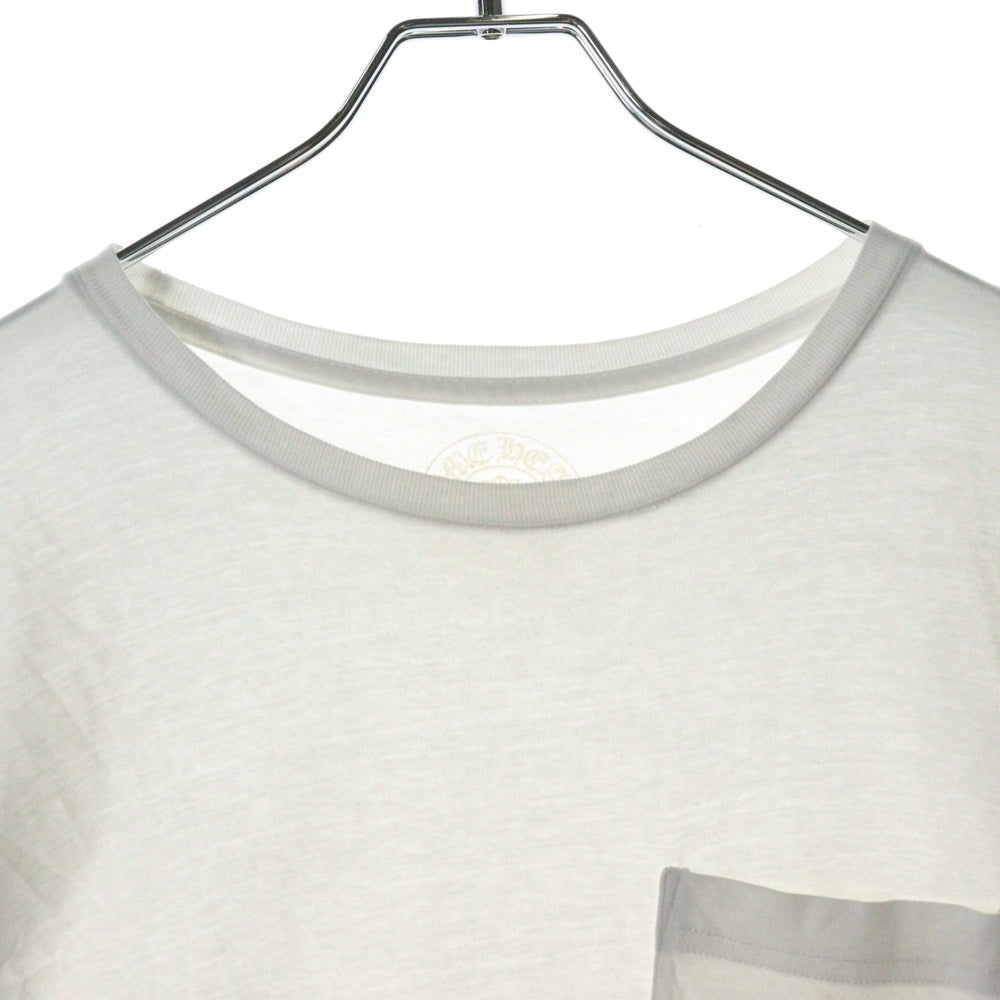 CHROME HEARTS(クロムハーツ) Horseshoe Tee L/S バックホースシュー アームフローラル 長袖Tシャツ カットソー ホワイト