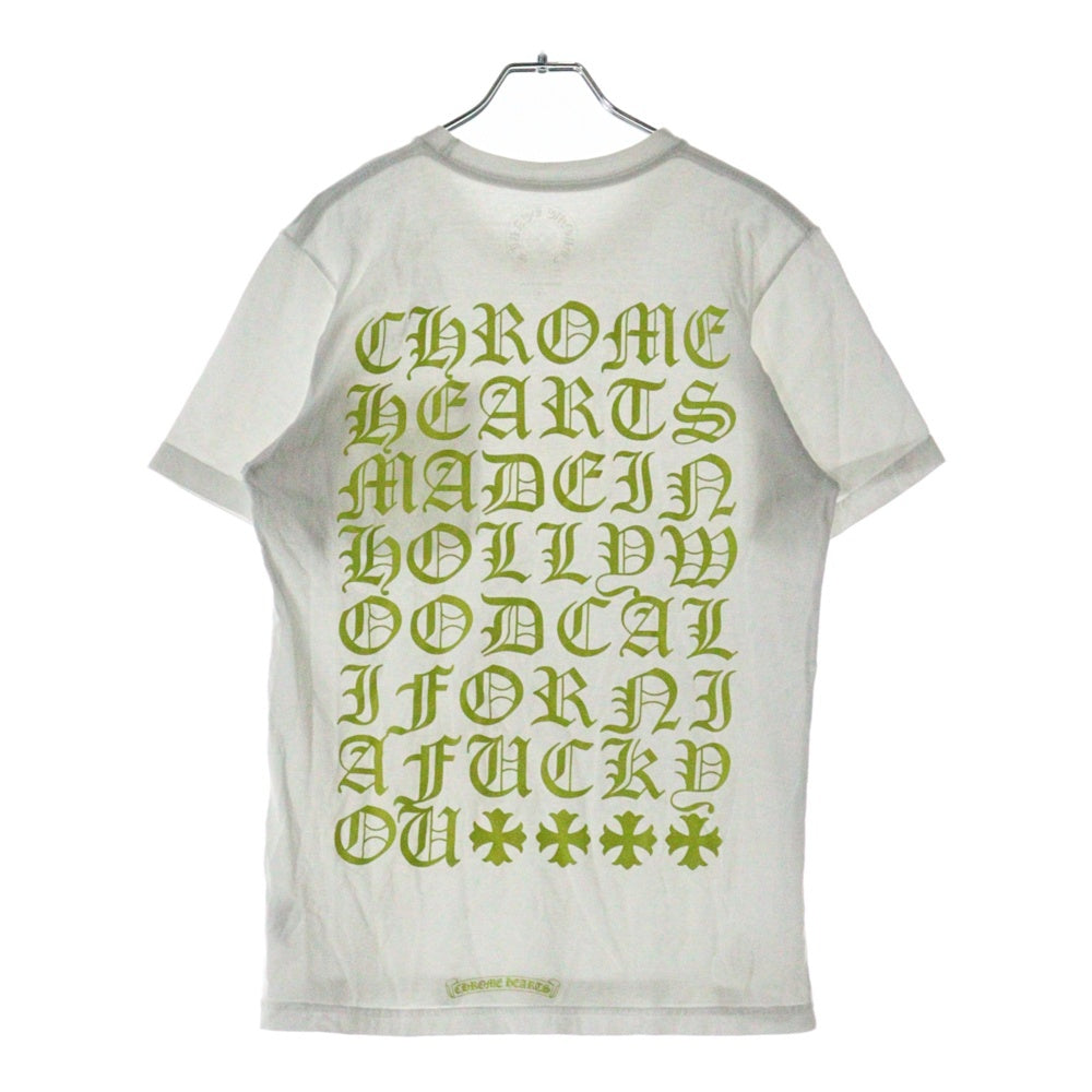 CHROME HEARTS(クロムハーツ) Yellow Made In Hollywood イエロー メイドインハリウッド プリントTシャツ 半袖カットソー ホワイト