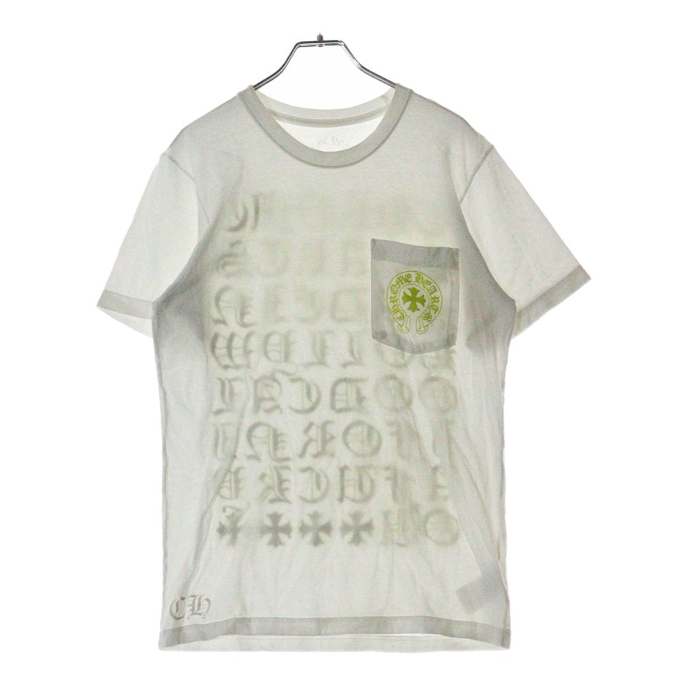 CHROME HEARTS(クロムハーツ) Yellow Made In Hollywood イエロー メイドインハリウッド プリントTシャツ 半袖カットソー ホワイト