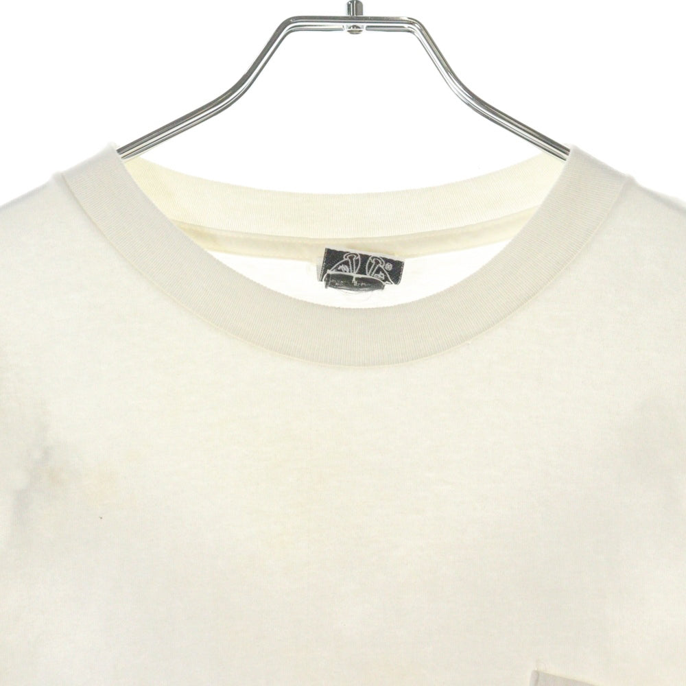 CHROME HEARTS(クロムハーツ) CEM CRS L/S セメタリークロスプリント 長袖Tシャツ カットソー ホワイト