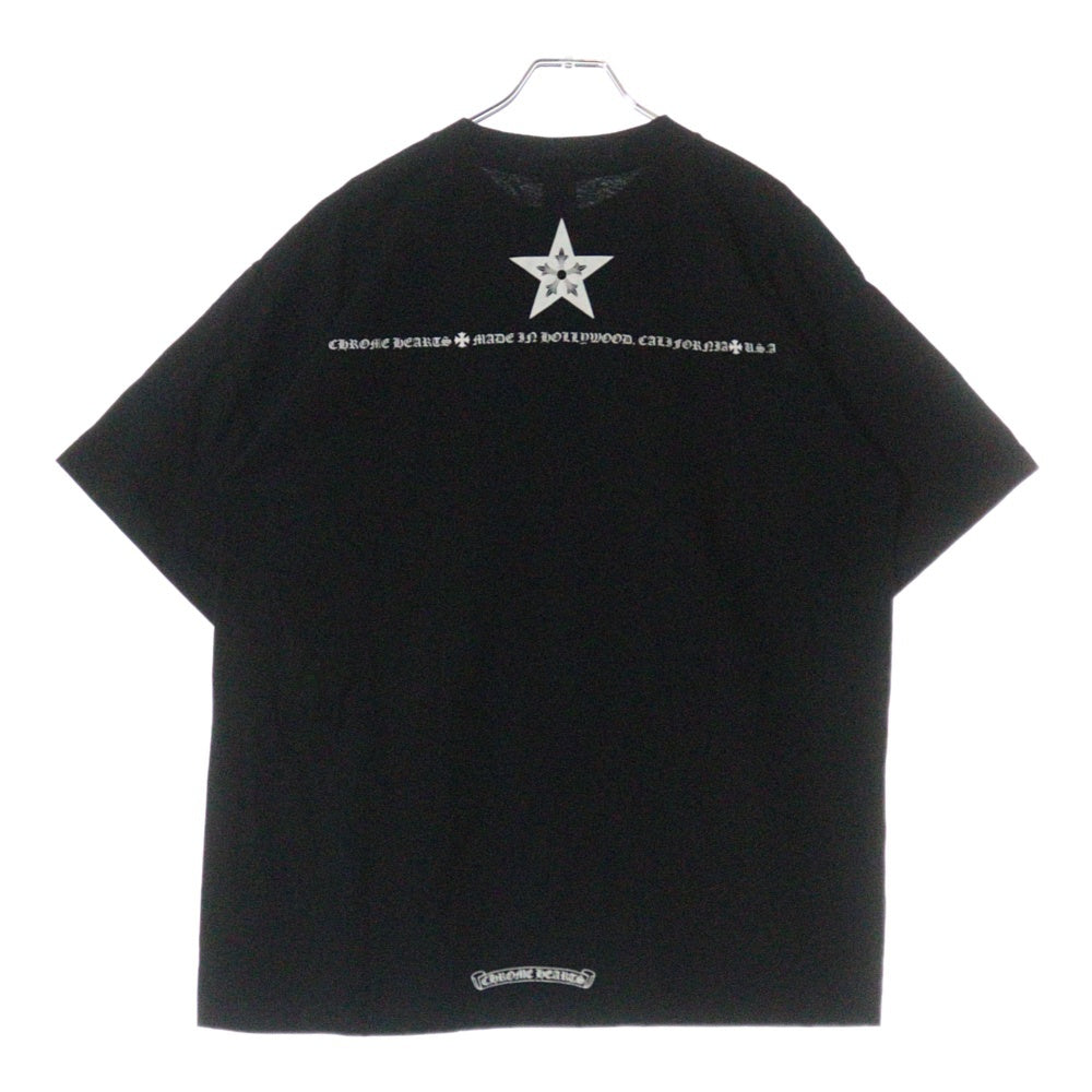 CHROME HEARTS(クロムハーツ) 5STAR S/S TEE ファイブスター プリント 半袖 ポケットTシャツ カットソー ブラック