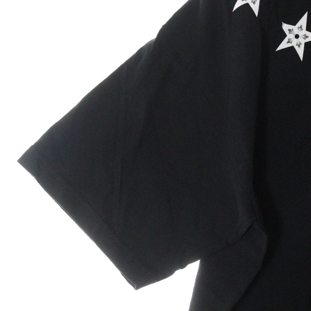 CHROME HEARTS(クロムハーツ) 5STAR S/S TEE ファイブスター プリント 半袖 ポケットTシャツ カットソー ブラック