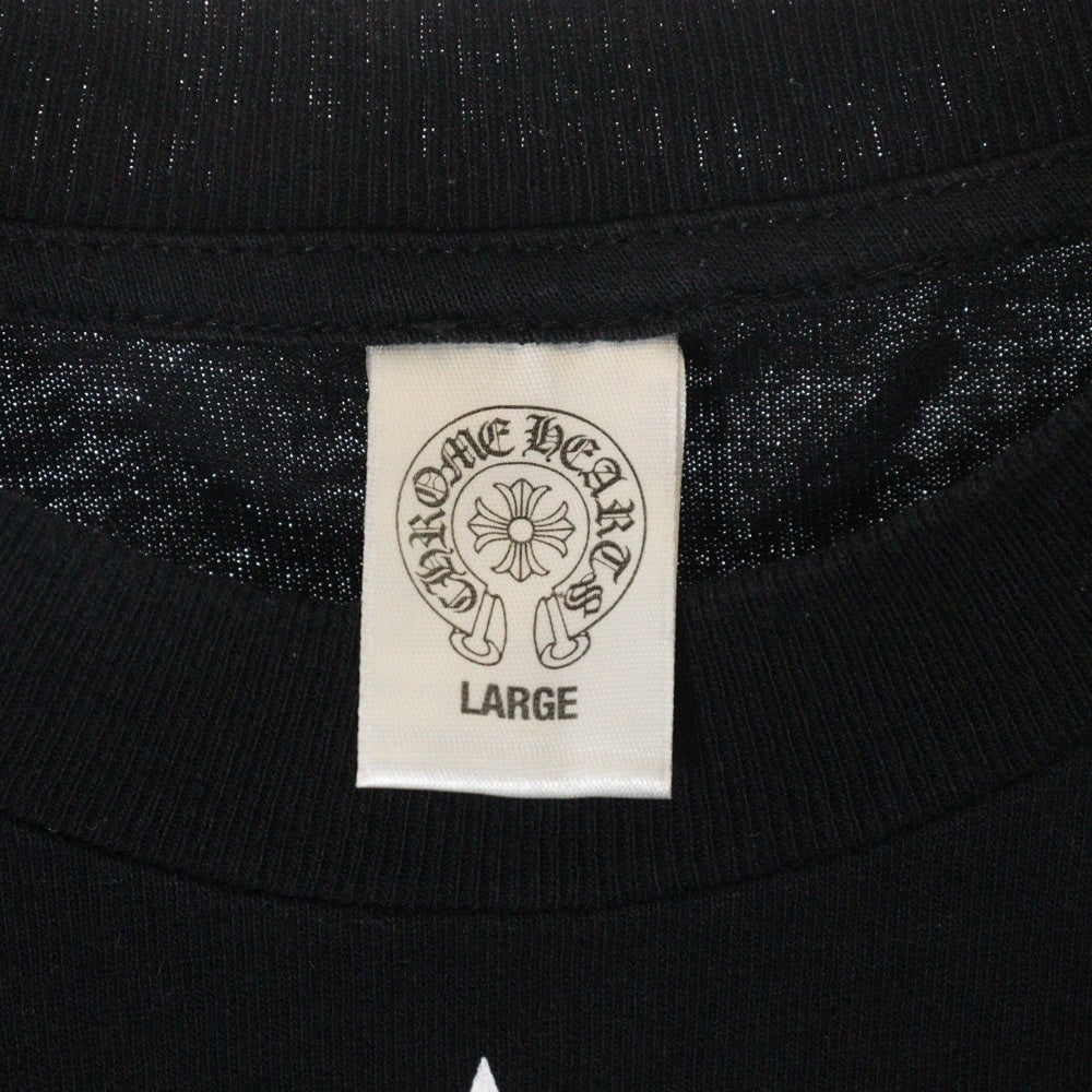 CHROME HEARTS(クロムハーツ) 5STAR S/S TEE ファイブスター プリント 半袖 ポケットTシャツ カットソー ブラック