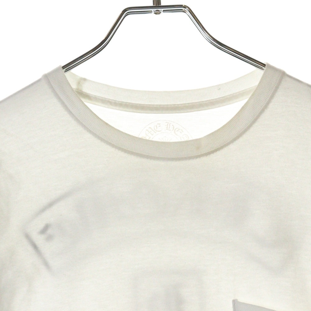 CHROME HEARTS(クロムハーツ) ロサンゼルス限定 FUCK YOU ファックユー ホースシュー バッククロスロゴ 長袖Tシャツ ロンT ロングスリーブカットソー ホワイト