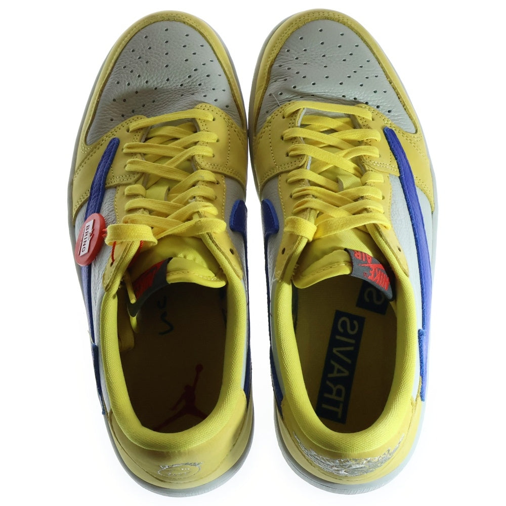 NIKE(ナイキ) ×TRAVIS SCOTT WMNS AIR JORDAN 1 RETRO LOW OG CANAR DZ4137-700 トラヴィススコット ウィメンズ エアジョーダン1 カナリー ローカットスニーカー