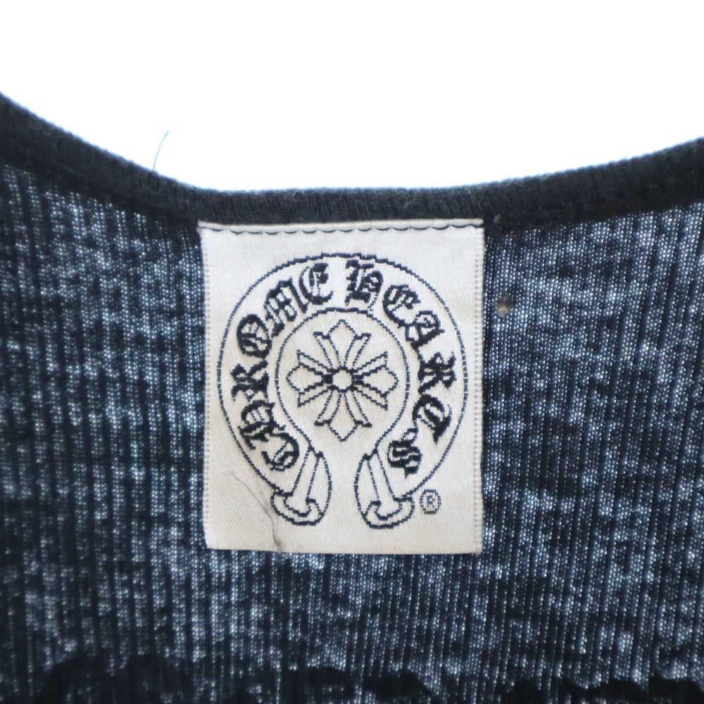 CHROME HEARTS(クロムハーツ) OLD FUCK YOU T BAR TANK TOP ファックユーTバープリント リブタンクトップ ノースリーブカットソー ブラック