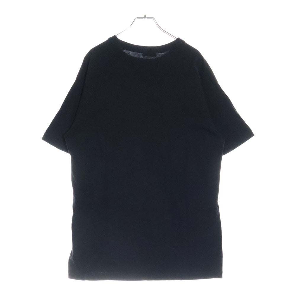 DIOR(ディオール) 23SS ×ERL イーアールエル ダメージ加工 ロゴ刺繍 スラブコットンジャージー 半袖Tシャツ カットソー ブラック 313J647A0817