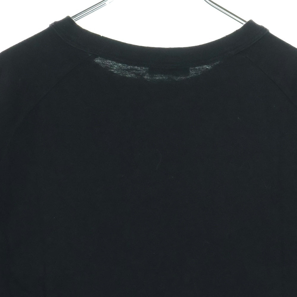 DIOR(ディオール) 23SS ×ERL イーアールエル ダメージ加工 ロゴ刺繍 スラブコットンジャージー 半袖Tシャツ カットソー ブラック 313J647A0817